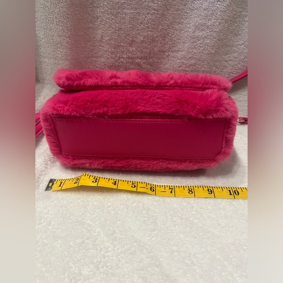 Juicy Couture “Let’s Get Cozy” Crossbody Bag | Pink Flash Faux Fur Purse | NWT - Picture 3 of 12